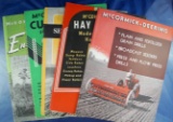 Set of 5 McCormick-Deering catalogs from the 1940's