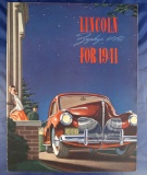 Lincoln-Zephyr V-12 for 1941 color brochure