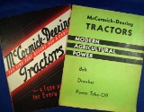 Two McCormich-Deering catalogs, from 1935 and 1937