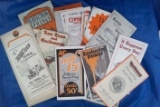 Set of 24 miscellaneous auto parts brochures and catalogs