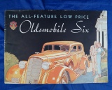 Oldsmobile Six for 1934 color catalog