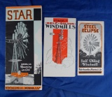 Set of 3 miscellaneous windmill brochures