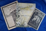 Set of 3 catalogs:  Rock Island Walking Plows, Roderick Lean Farm Tools & Avery 1919 Supply