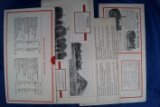 Set of 4 fold-out brochures: Greyhound Line,  John Goodison , John Deere  & International