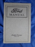 Ford Manual, copyrighted 1922, 63 pages, sturdy cover