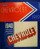 Two Chevrolet brochures:  1939 and 1940