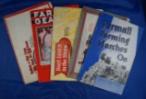 Set of 5 small International Harvester Co. implement brochures