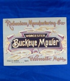 The Richardson Mfg Co, Worchester Buckeye Mower catalog, c1892