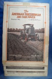 Set of 4 The American Thresherman and Farm Power magazines, 1918: March, June, Sept, & Oct