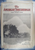 Set of 6 The American Thresherman and Farm Power magazines: 1925 * See full desc.