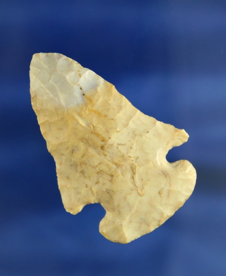 2 1/16" Flint Ridge Flint Dovetail found in southern Ohio.
