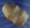 Well-developed  3/4 grooved granite Hammerstone found in Miami Co.,  Ohio. Ex. Katzenberger.