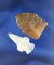 Pair of Arrowheads found in New Mexico including a 1 5/16