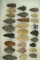 Group of 27 assorted Ohio Arrowheads, largest is 2 1/2