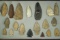 Group of 19 assorted Ohio Arrowheads, largest is 3 1/8