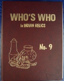 Who's Who in Indian Relics #9. Spine is broken.