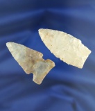 Pair of Flint artifacts found in Ohio including a 2 1/8