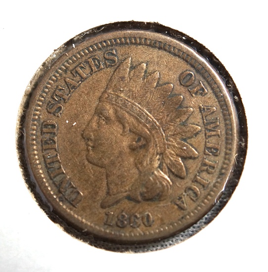 1860 Copper Nickel Indian Cents VF