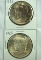 1923 and 1925 Peace Silver Dollars AU