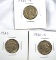 1930, 1930-S and 1931-S Buffalo Nickels VF-XF