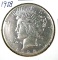 1928 Peace Silver Dollar XF Details
