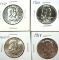 1954, 1960, 1963-D Franklin and 1964 Kennedy Half Dollars AU-BU