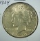 1934 Peace Silver Dollar AU