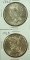 1923 and 1925 Peace Silver Dollars AU-BU