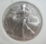 2008-W American Silver Eagle Certified Reverse of 2007 Early Release MS 69 by NGC