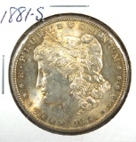 1881-S Morgan Silver Dollar BU