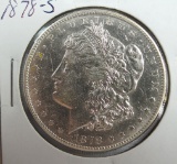 1878-S Morgan Silver Dollar AU Details