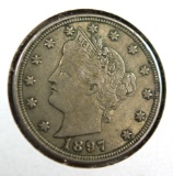 1897 Liberty V Nickel XF