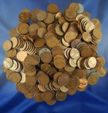 500 Assorted Lincoln Wheat Cents