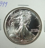 Uncirculated 1989 American Silver Eagle