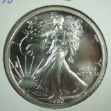 Uncirculated 1990 American Silver Eagle