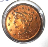 1850 Large Cent VF Details