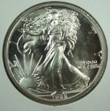 Uncirculated 1988 American Silver Eagle