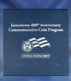 Proof 2007 Jamestown 400th Anniversary Commemorative Silver Dollar in Original Box with COA
