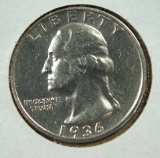 1936-S Washington Silver Quarter AU Details
