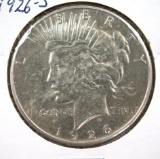 1926-S Peace Silver Dollar AU