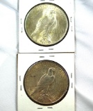 1922 and 1923 Peace Silver Dollar XF-AU