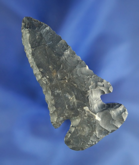 3" Archaic Thebes Bevel made from Coshocton Flint found in Brown Co.,  Ohio. Ex. Townsend