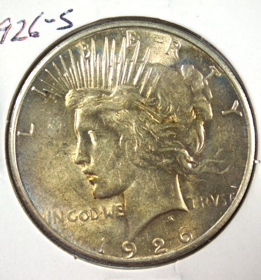 1926-S Peace Silver Dollar XF