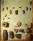 Rare!  Framed group of Flint, shell, pottery and stone artifacts from the Fairport Harbor Site, Ohio