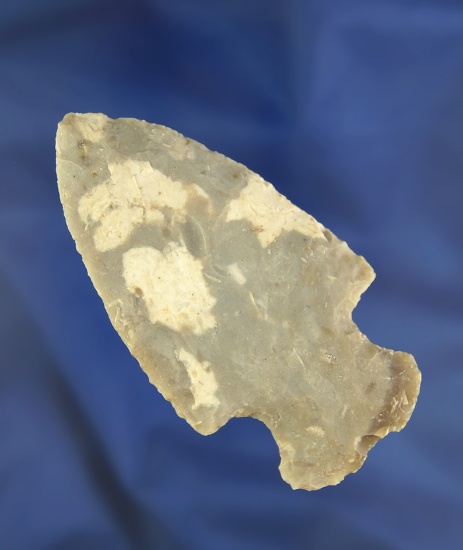 Thin! 3 1/4" Flint Ridge Chalcedony Hopewell found in Medina Co., Ohio.   Pictured in Whos Who #9