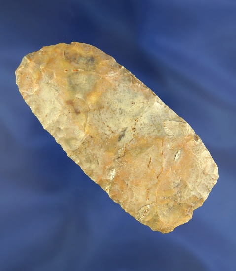 3 3/16" Paleo Square Knife made from Pipe Creek flint found by Dave Moll Huron Co., Ohio. Ex.  Tiel