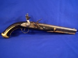 Early Flint Lock Pistol with a replacement lock.