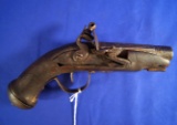 Small Flint Lock Single Shot Pistol with 3 3/4