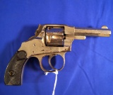 Hopkins & Allen .32 caliber Revolver with unique folding hammer.  2 3/4