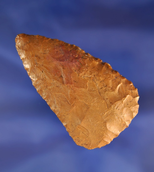 2 5/8" Jasper Blade that is well patinated, found near the Columbia River, Washington.